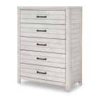 Summer Camp Drawer Chest in Stone Path White
