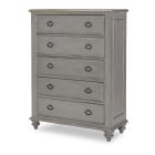 Kingston Drawer Chest in Sandalwood Brown/Tweed Gray