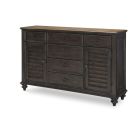 Kingston Louvered Dresser in Dark Sable