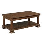 Portolone Rectangular Cocktail Table in Truffle