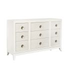 Samuel Lawrence Melrose 9-Drawer Dresser in a White Finish