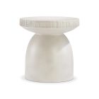Bernhardt Furniture Antibes End Table in Pewter