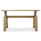 Hooker Furniture Kalamazoo Table Desk in Medium Wood