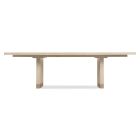 Hooker Furniture Westwood Rectangle Dining Table with Two 20-inch Leaves in Light Wood