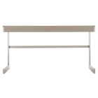Bernhardt Furniture Axiom Console Table in Linear Grey