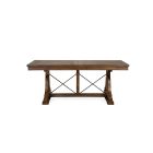 Magnussen Bay Creek Trestle Dining Table in Toasted Nutmeg