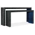 Hooker Furniture Melange Halen Nesting Sofa Tables in Blacks