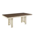 A-America Bremerton Trestle Table - Slat Base in Saddledust Oyster 