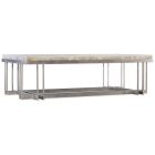 Hooker Furniture Melange Marin Rectangle Cocktail Table in Silvers