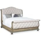 Hooker Furniture Castella Tufted Bed in Beige