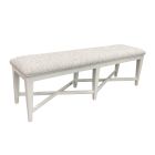 Americana Modern 58 In. Upholstered Bench in Cotton