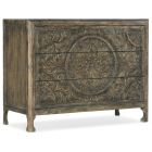 Hooker Furniture Hill Country La Grange Lockhart Three-Drawer Accent Chest in Medium Wood