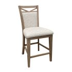 Americana Modern Upholstered Counter Chair in Cotton
