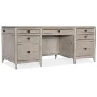 Hooker Furniture Burnham Executive Desk in Light Wood