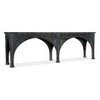 Hooker Furniture Melange Thunber Sofa Console in Grays