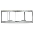 Hooker Furniture Melange Marin Round Cocktail Table in Silvers