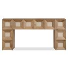 Hooker Furniture Commerce and Market Haven Console Table in Medium Wood