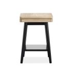 Magnussen Fletcher Square Accent Table in Driftwood