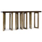 Hooker Furniture Melange Connelly Hall Console in Dark Wood