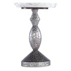 Hooker Furniture Melange Gerrin Side Table in Silvers