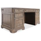Hooker Furniture Sutter Junior Executive Desk in Medium Wood
