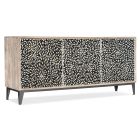 Hooker Furniture Melange Petrina Three Door Credenza in Light Wood