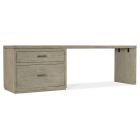 Hooker Furniture Linville Falls 96" Desk with Lateral File in Mink
