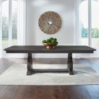 Liberty Furniture Grant Park Trestle Table in Cappuccino