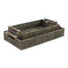 Ashley Furniture Halima Tray (Set of 2) in Antique Gray