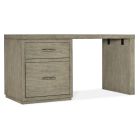 Hooker Furniture Linville Falls 60" Desk with One File in Mink