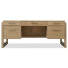 Hooker Furniture Kalamazoo Executive Desk in Medium Wood