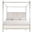 Bernhardt Furniture Odette Fabric Canopy Bed King in Nickel