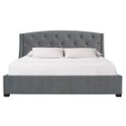 Bernhardt Furniture Jordan Fabric Shelter Bed  in Espresso
