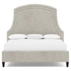 Bernhardt Furniture Bayford Fabric Panel Bed  in Smoke