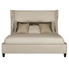 Bernhardt Furniture Wheeling Fabric Shelter Bed King in Espresso