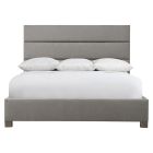 Bernhardt Furniture Tinsley Fabric Panel Bed King in Graphite