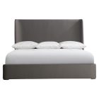 Bernhardt Furniture Puro Fabric Shelter Bed  in Smoke