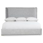 Bernhardt Furniture Croix Panel Bed King in Gray