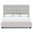 Bernhardt Furniture Avery Fabric Tufted Bed  in Espresso