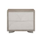 Bernhardt Furniture Lunula Nightstand in Flaxen