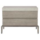 Bernhardt Furniture Ritter Nightstand in Sand Grey/Flint