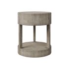 Bernhardt Furniture Calder Nightstand in Rustic Grey