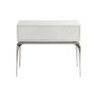 Bernhardt Furniture Montoya Nightstand in Frosted Pearl