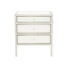 Bernhardt Furniture Blanca Petite Nightstand in Snow