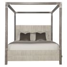 Bernhardt Furniture Palma Canopy Bed King in Rustic Grey