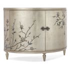 Hooker Furniture Melange Marguerite Two Door Demilune Chest in Silvers