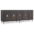 Hooker Furniture Melange Keenan Five Door Credenza in Dark Wood