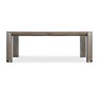 Hooker Furniture Modern Mood Leg Dining Table with 1-24in Leaf in Mink