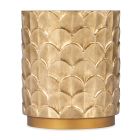 Hooker Furniture Melange Gail Round Accent Table in Golds