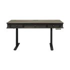 Kingston Traditional Wood 60″ W Adjustable Height Standing Desk in Dark Brown